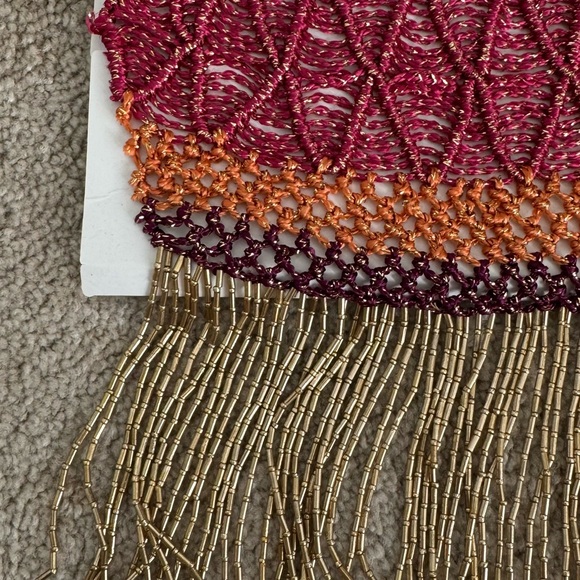 Zara limited edition bohemian beaded choker necklace - Picture 4 of 5